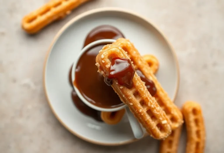 Homemade Churros with Chocolate Sauce: The Ultimate Treat