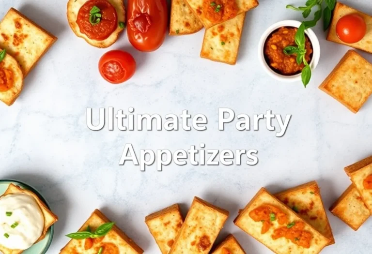 Ultimate Party Appetizers: The Only Recipes You’ll Ever Need