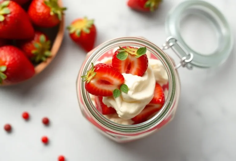 Strawberry Shortcake in a Jar: The Dessert That’s Basically a Hug in Glass Form