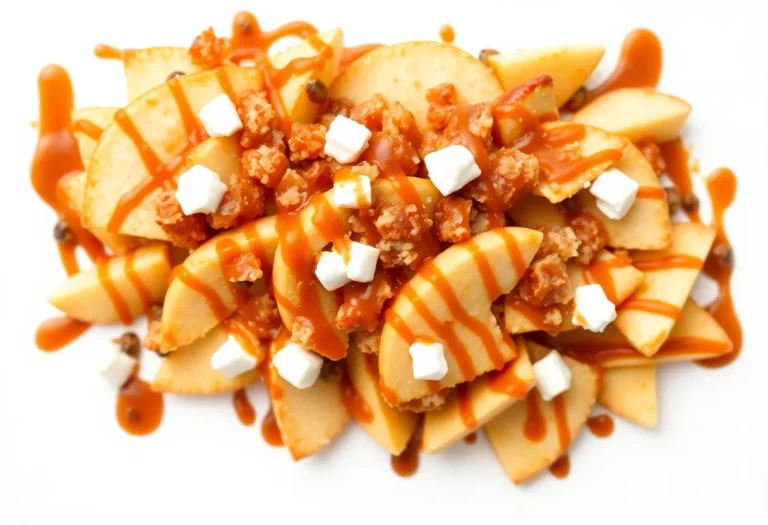 Apple Nachos with Caramel Drizzle: The Snack You Didn’t Know You Needed