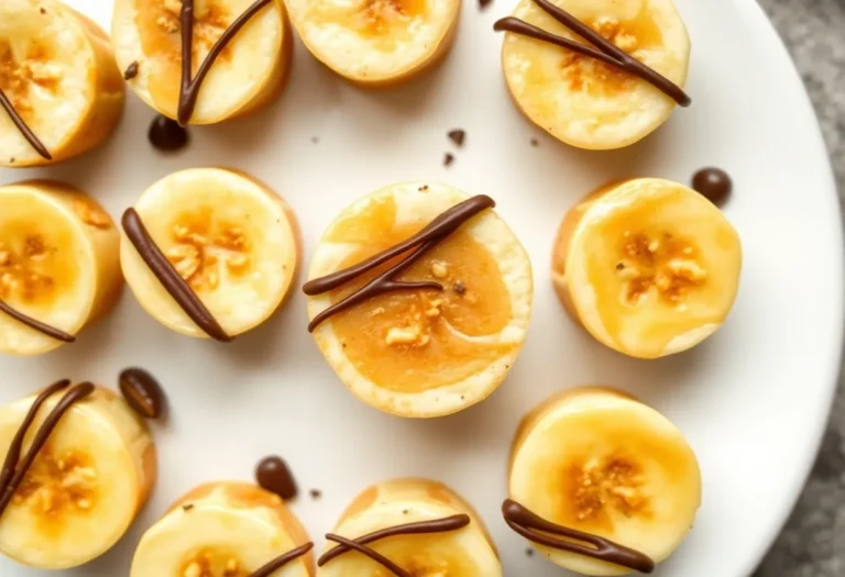 Banana Bites with Peanut Butter & Dark Chocolate: The Snack You Didn’t Know You Needed