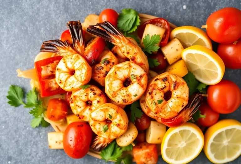 Shrimp Souvlaki with Mediterranean Veggies: The Meal You Didn’t Know You Needed