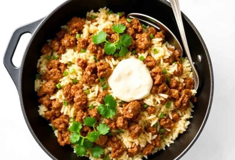 One-Pan Ground Beef and Rice Skillet: The Lazy Genius Dinner You Need