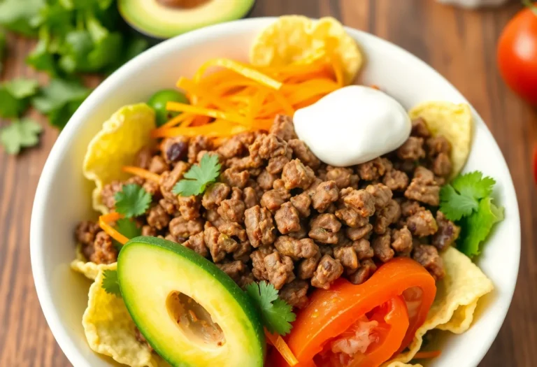 Ground Beef Taco Salad Bowl: The No-Brainer Meal You’ll Make on Repeat