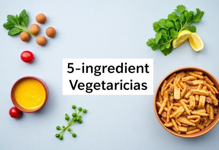 5-Ingredient Vegetarian Recipes: Because Who Has Time for More?