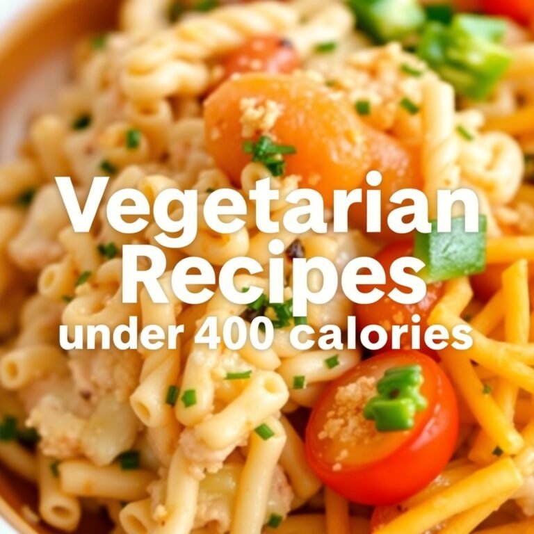 Vegetarian Recipes Under 400 Calories: Eat Well Without the Guilt