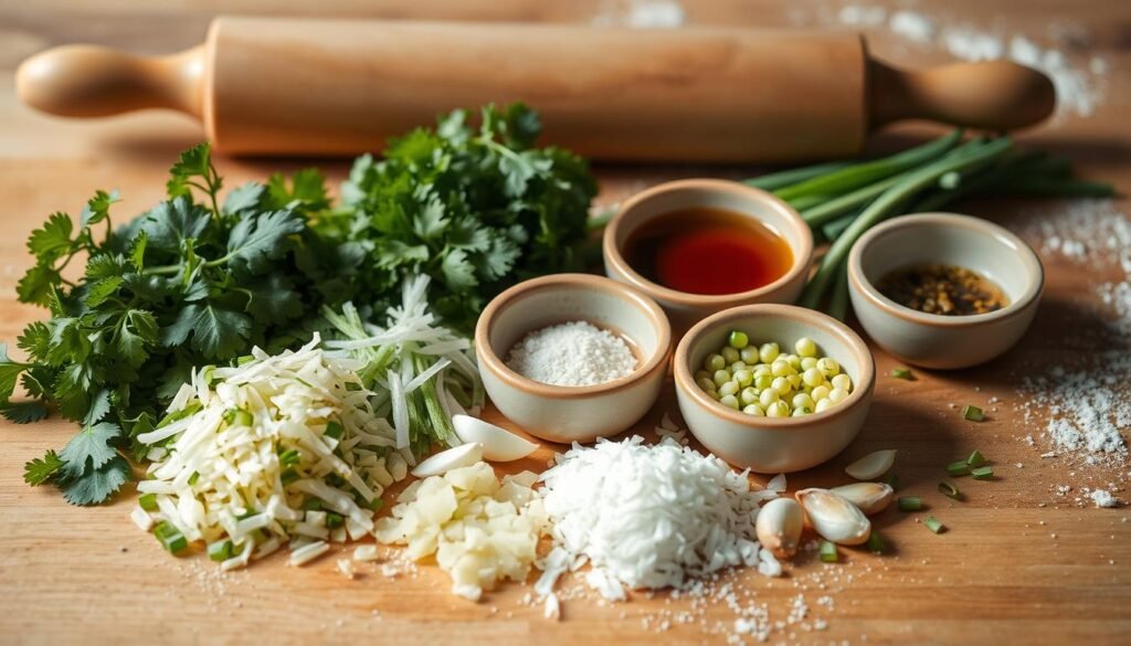 Asian Flatbread Pizza Base Ingredients