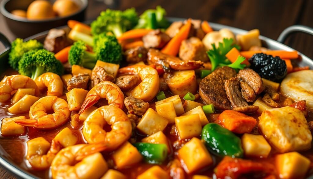 Asian Fusion Casserole Proteins