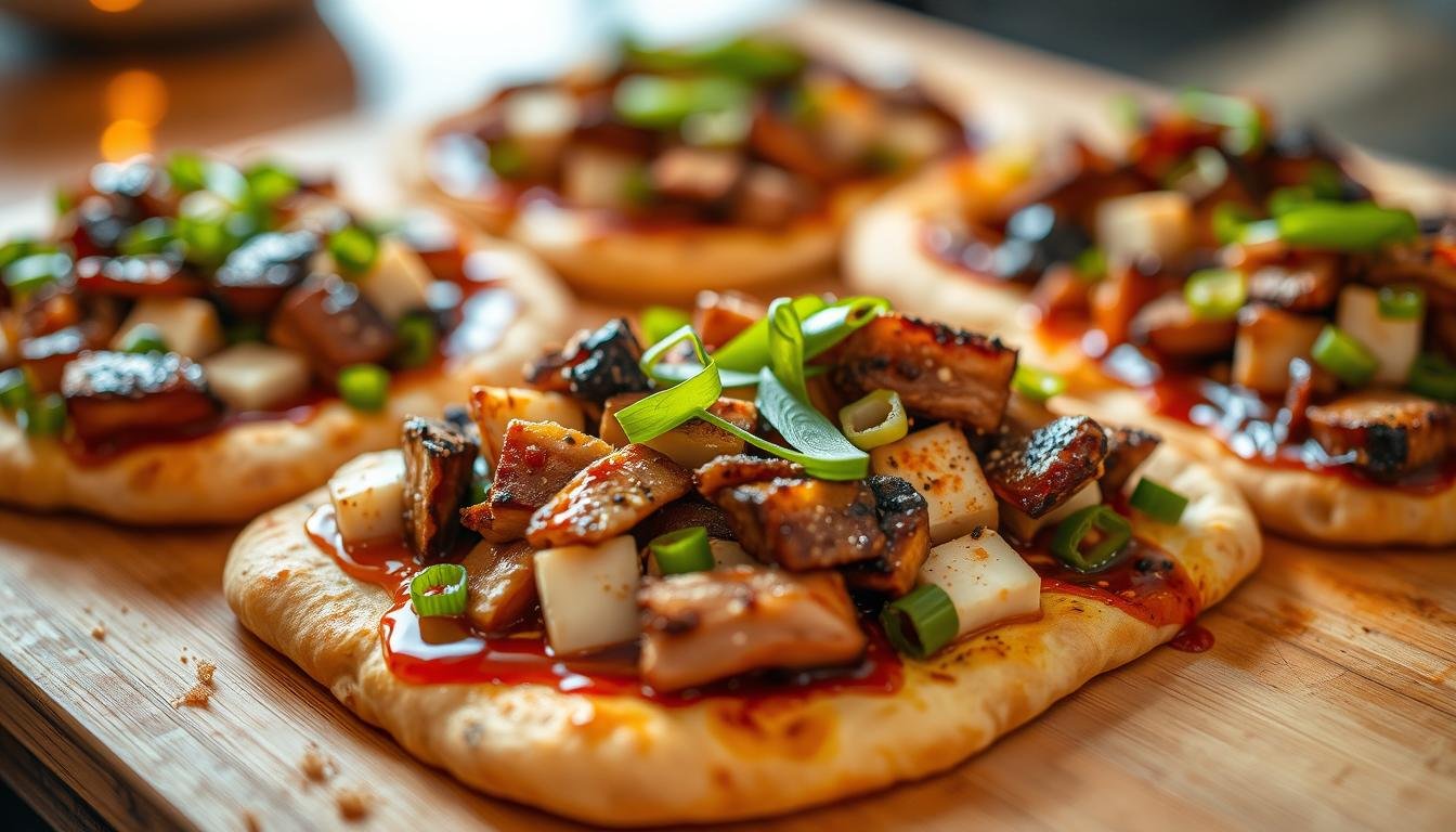 Asian-Inspired Flatbread Pizzas