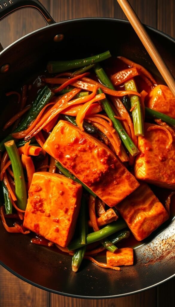 Asian Salmon Stir-Fry Techniques