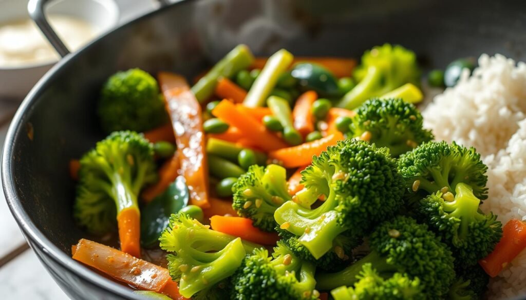 Chinese broccoli dishes vegetable stir fry