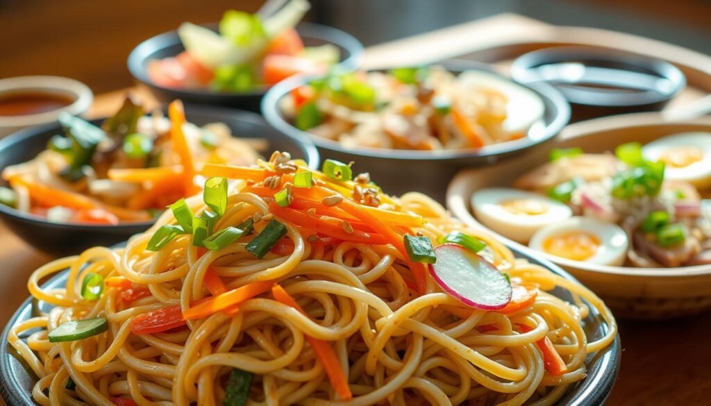 Japanese Chilled Noodle Salads