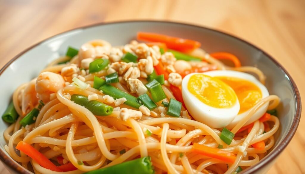 Lean Protein Asian Noodles Bowl