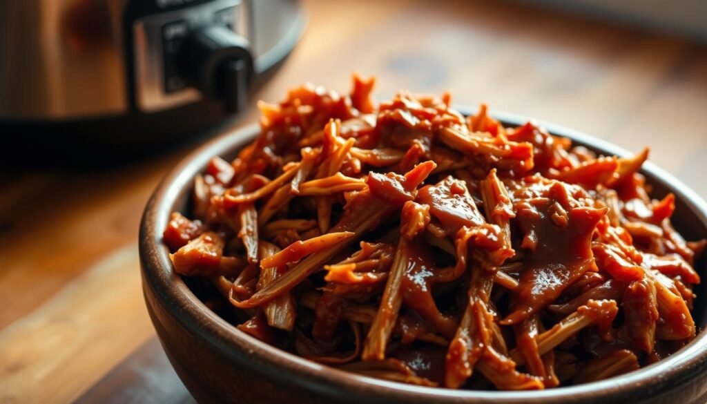 BBQ Pulled Chicken in Slow Cooker