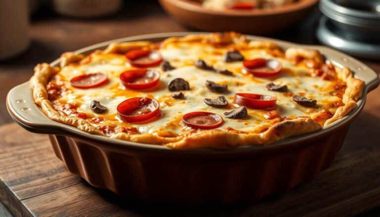 Ground Beef Pizza Casserole