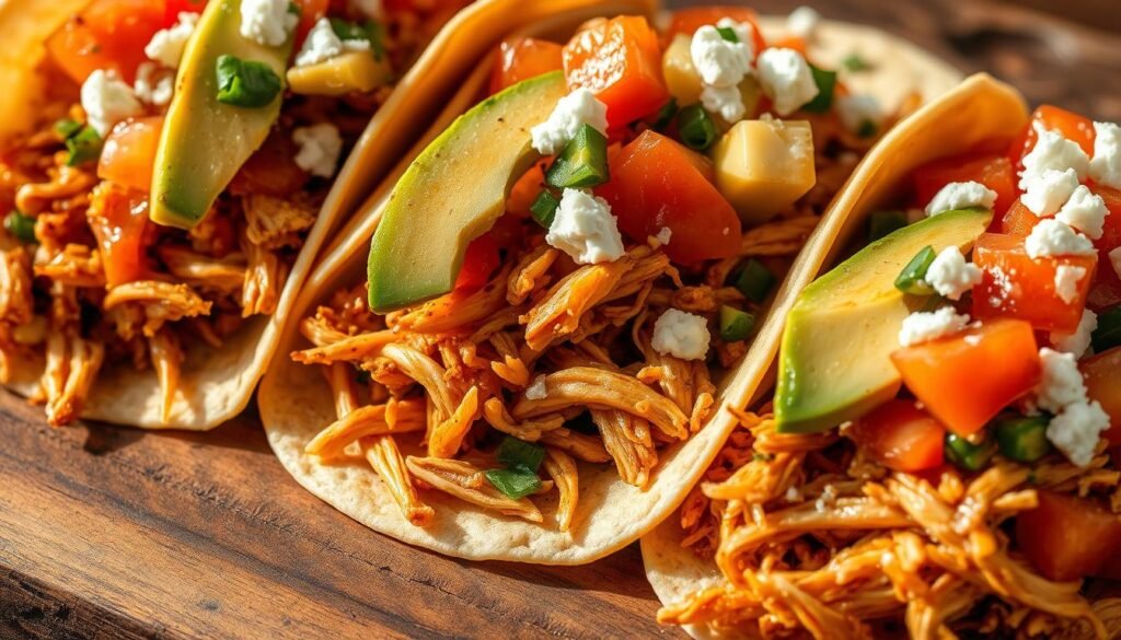 Mexican Pulled Chicken Taco Fillings