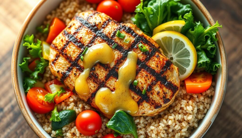 Quinoa Power Bowl with Grilled Chicken