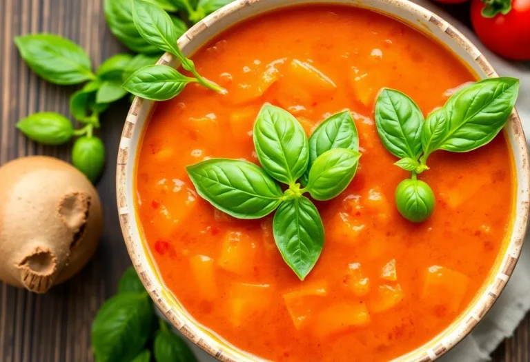 Quick Italian Tomato Basil Soup: The 15-Minute Miracle