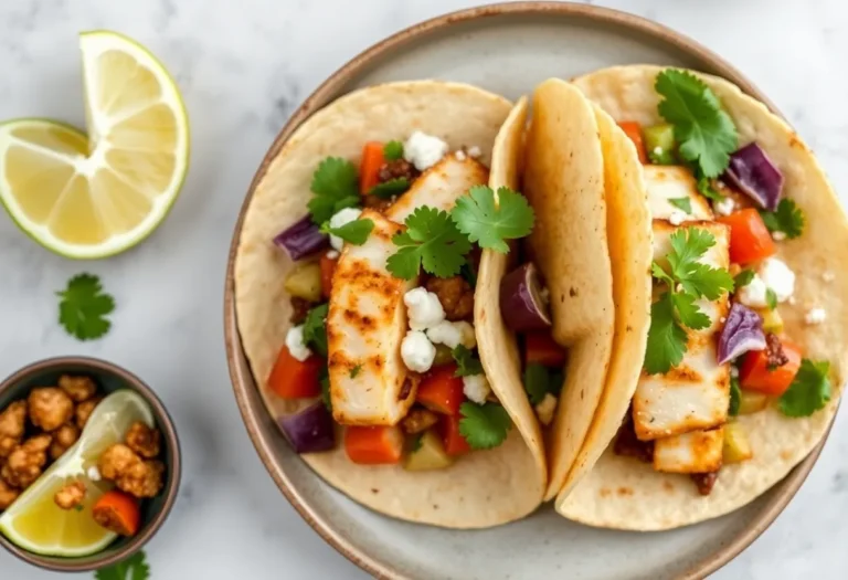 Mediterranean-Inspired Fish Tacos: The Upgrade Your Taco Tuesday Deserves