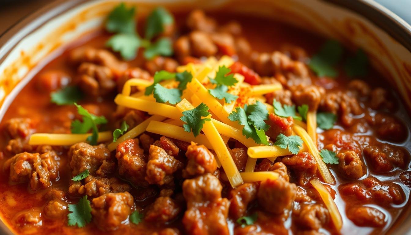 Cheesy Taco Goulash with Ground Beef