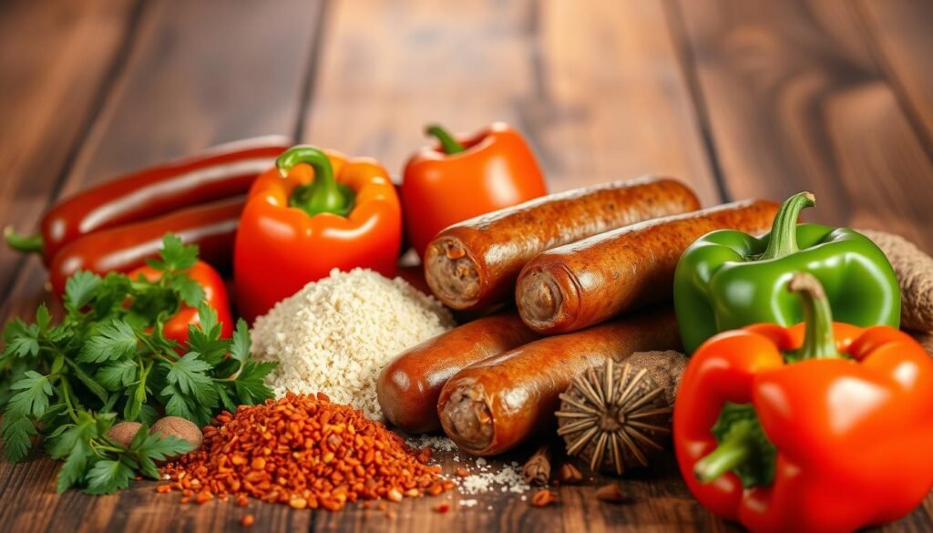 Goulash Ingredients and Sausage Selection