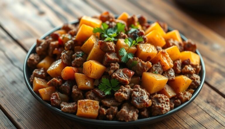 Ground Beef Sweet Potato Hash