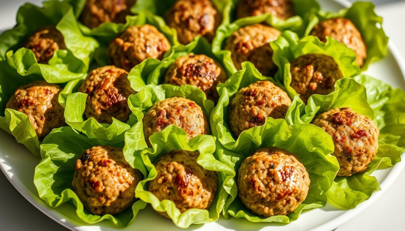 Lettuce-Wrapped Meatballs