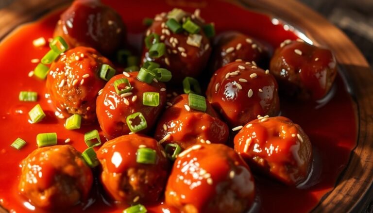 Spicy Sriracha Meatball Bites