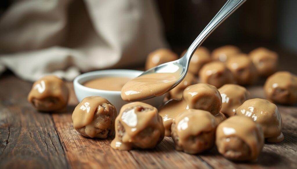 Swedish Meatball Appetizer Preparation Swedish Meatball Appetizer Preparation