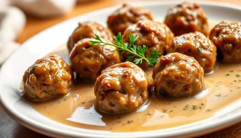 Swedish Meatball Appetizers with Creamy Sauce
