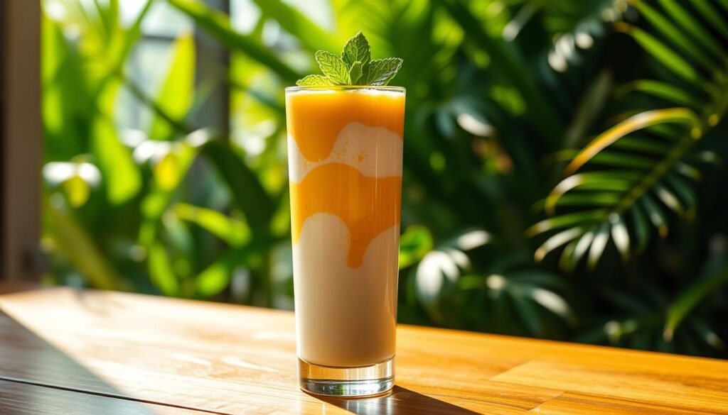 Tropical Vegan Protein Smoothie Tropical Vegan Protein Smoothie