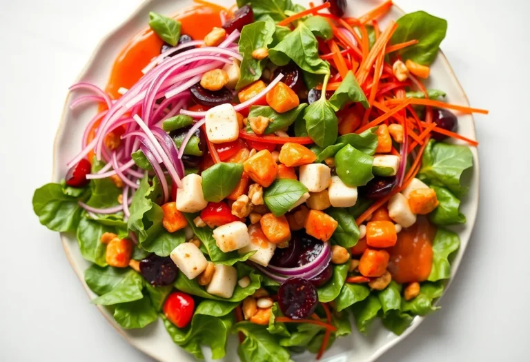 Raw Vegan Salads with Vibrant Dressings: Because Lettuce Should Never Be Boring