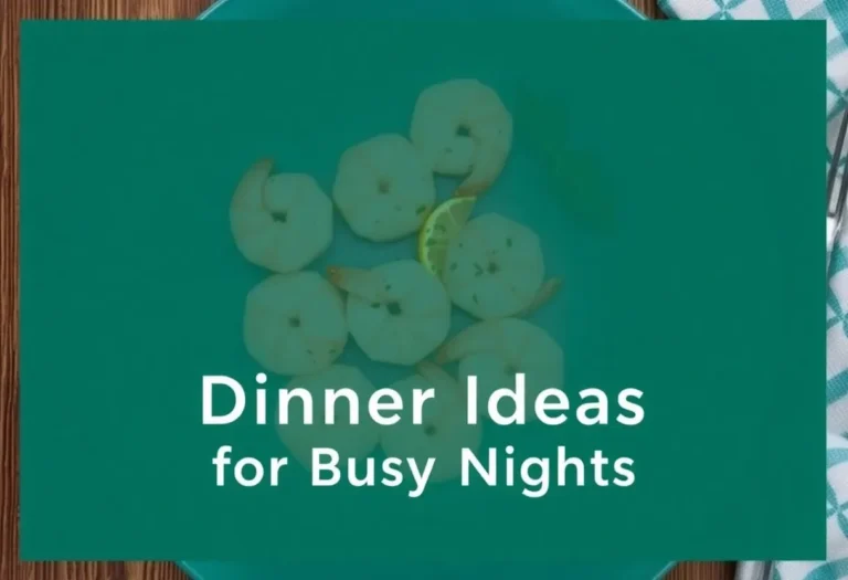 Easy Shrimp Dinner Ideas for Busy Nights