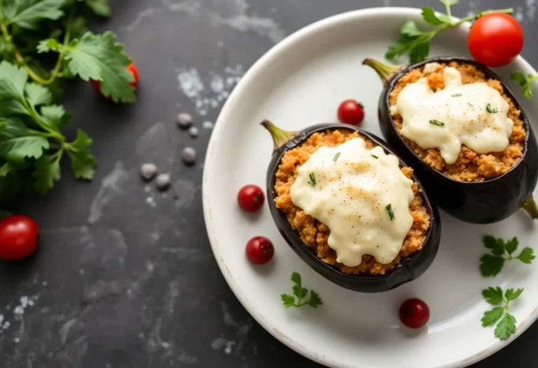 Mediterranean-Style Stuffed Eggplant Recipes