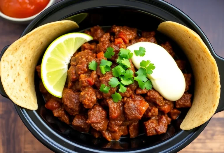 Slow Cooker Beef Barbacoa Recipe