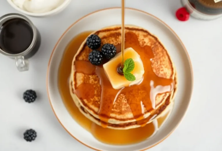 Vegan Pancakes with Maple Syrup: The Breakfast Game-Changer
