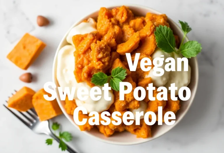 Vegan Sweet Potato Casserole: The Dish That’ll Make Your Taste Buds Throw a Party