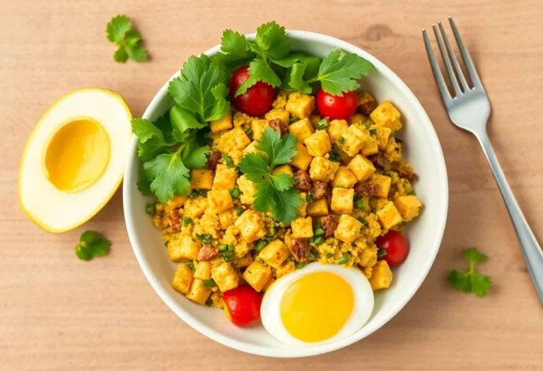 Breakfast Just Got a Major Upgrade: Vegan Tofu Scramble