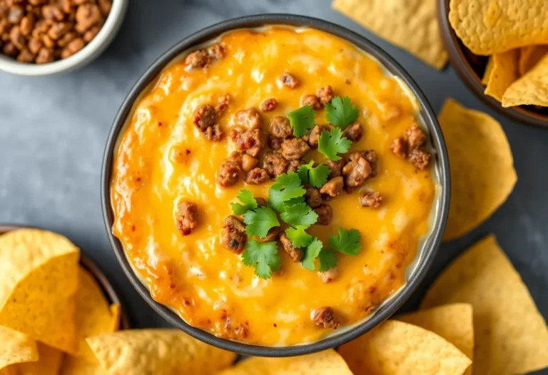 Cheesy Taco Dip with Ground Beef: The Ultimate Crowd-Pleaser