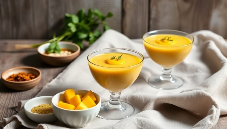 Healthy Mango Chia Dessert