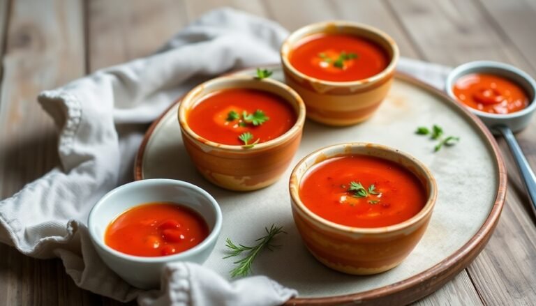 Low Calorie Tomato Soup Shots