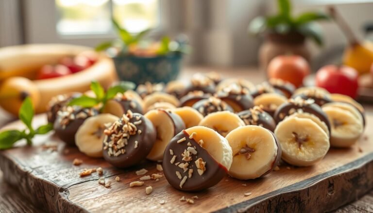 Healthy Frozen Banana Bites