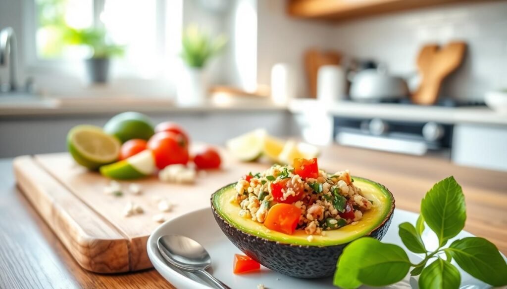 Healthy Stuffed Avocado