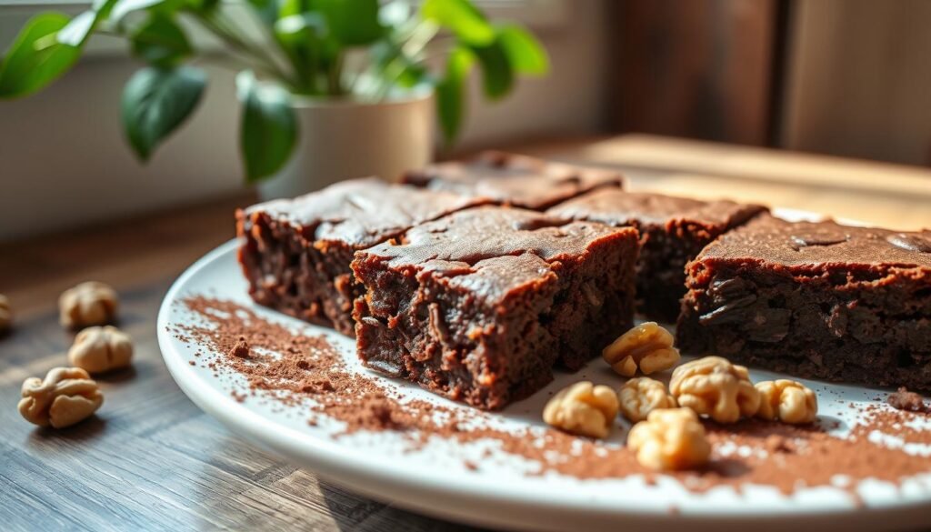 Healthy Vegan Brownies with fudgy consistency Healthy Vegan Brownies with fudgy consistency