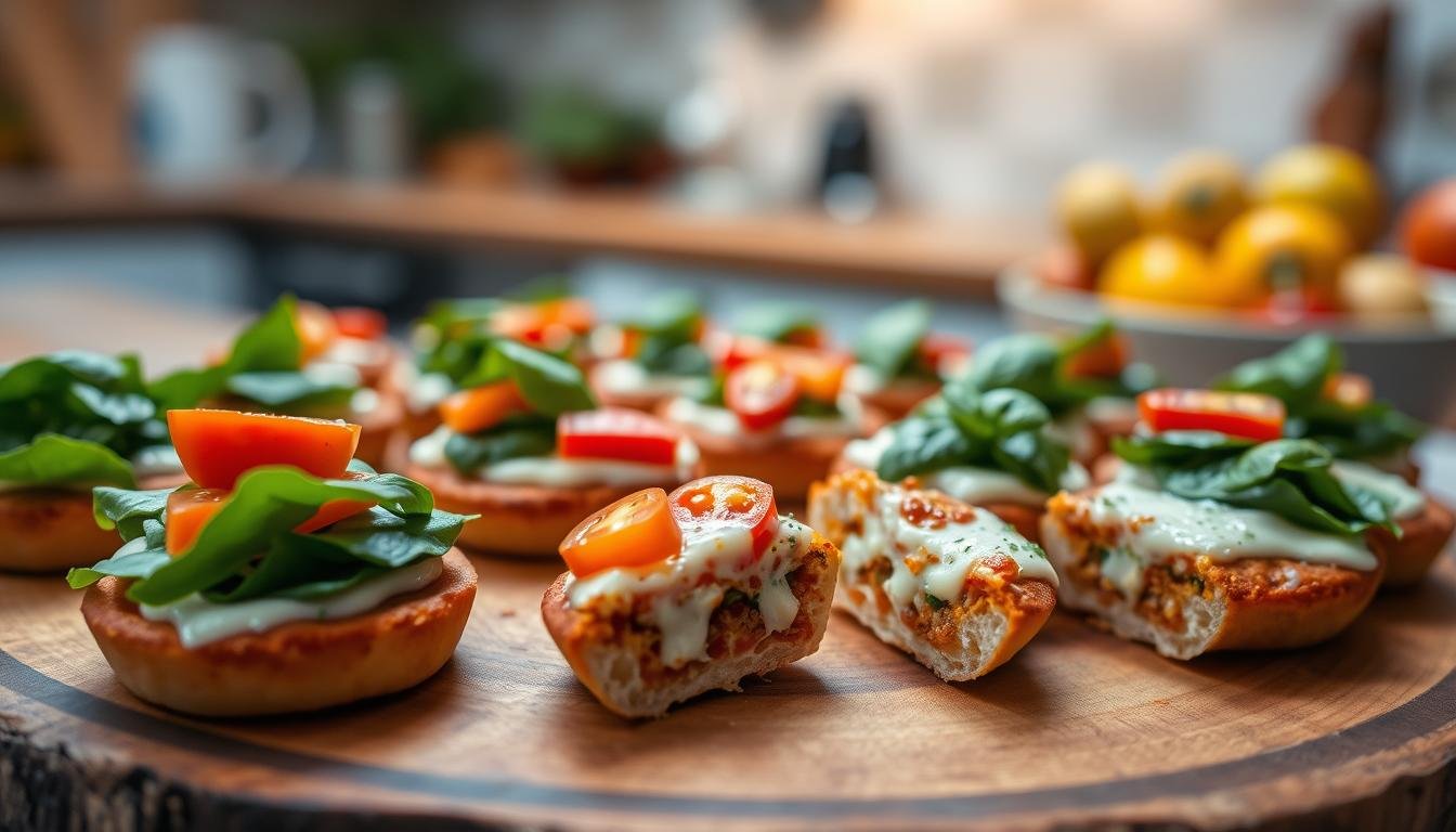 Healthy Veggie Pizza Bites