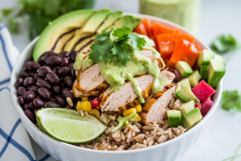 Healthy Chicken Burrito Bowl That Beats Takeout (and Your Excuses)