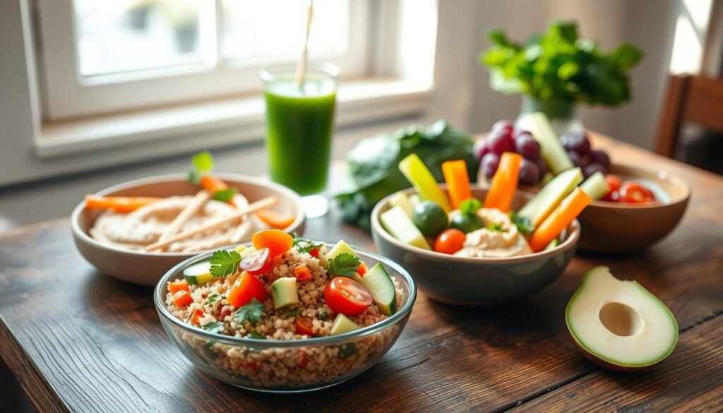 Balanced vegan meals for a sustainable lifestyle