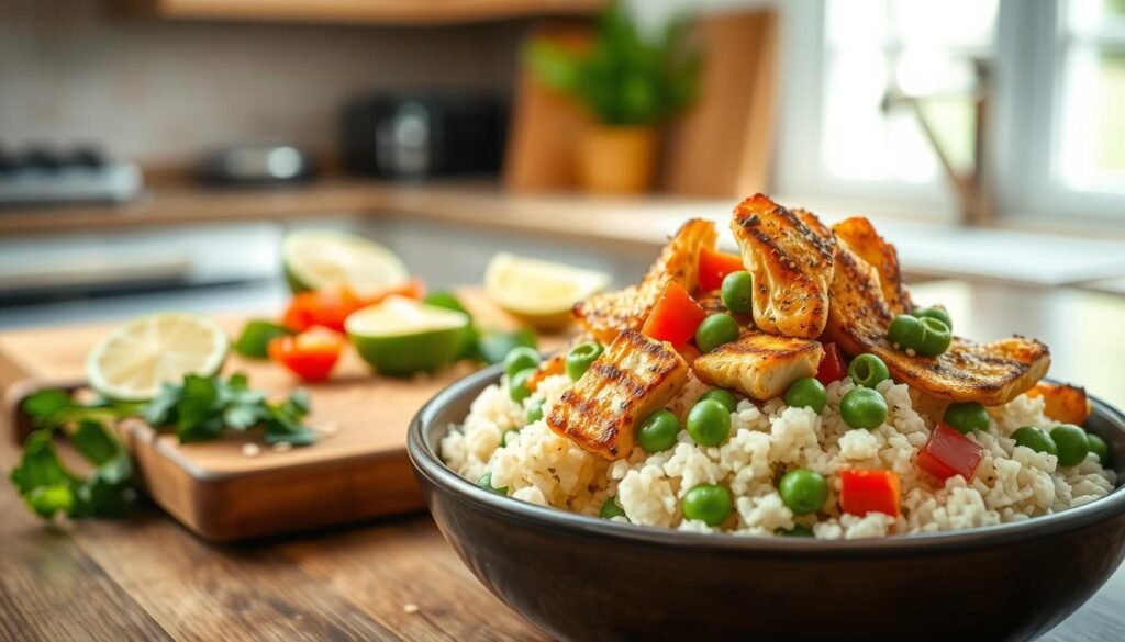 Chicken Cauliflower Rice Bowl Chicken Cauliflower Rice Bowl