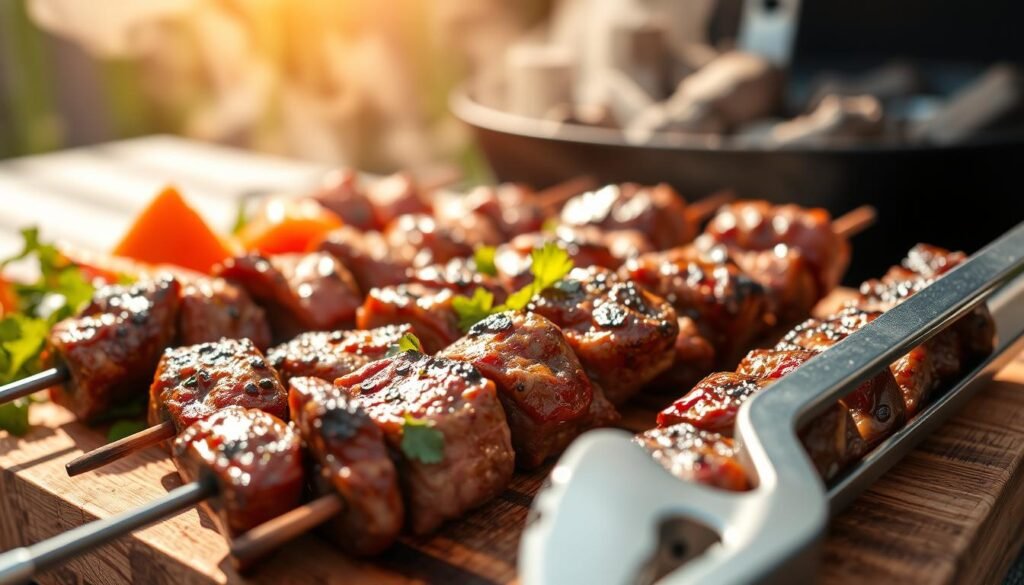 Grilling techniques for juicy beef skewers Grilling techniques for juicy beef skewers