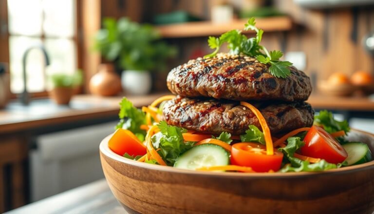 Healthy Beef Burger Bowl